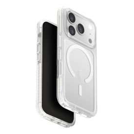 Чехол Uniq Combat для iPhone 17 Pro, Blanc White, белый/прозрачный 