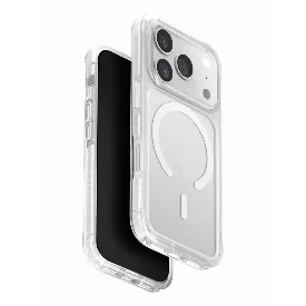 Чехол Uniq Combat для iPhone 17 Pro, Blanc White, белый/прозрачный 