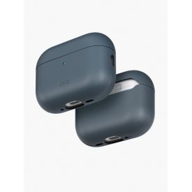 Чехол Uniq Lyden Vex Leatherette для AirPods Pro 3, Ash Blue, синий