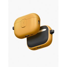 Чехол Uniq CLYDE Lock case для AirPods Pro 3, Racing Yellow/Dark Grey, желтый/серый