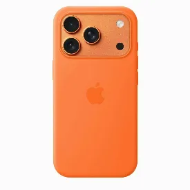 Чехол Apple Silicone Case Series with MagSafe/Camera Control для iPhone 17 Pro, Orange, оранжевый