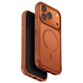 Чехол Uniq Veren для iPhone 17 Pro Max, Sunset Ember, оранжевый