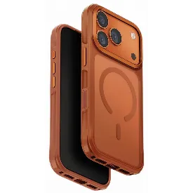 Чехол Uniq Veren для iPhone 17 Pro, Sunset Ember, оранжевый