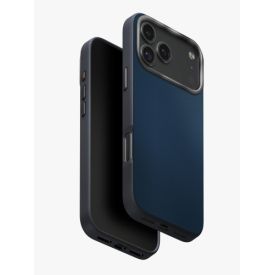 Чехол Uniq Lyden DS для iPhone 17 Pro, Steel Blue/Charcoal, синий/черный