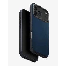 Чехол Uniq Lyden DS для iPhone 17 Pro, Steel Blue/Charcoal, синий/черный