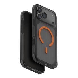 Чехол Combat Active для iPhone 17 Pro Max, Frost Smoke/Orange, серый/оранжевый