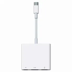 Адаптер питания Apple USB-C Digital AV Multiport Adapter, MUF82, белый