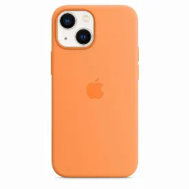 Чехол Apple iphone 13 mini Silicone Case, Marigold, оранжевый