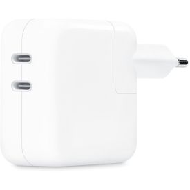 Адаптер питания Apple Power Adapter 35W Dual USBC Port, MNWM3, белый