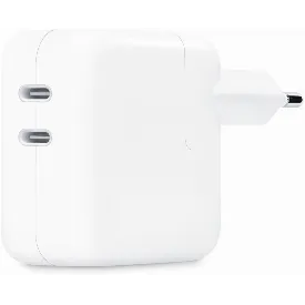 Адаптер питания Apple Power Adapter 35W Dual USBC Port, MNWM3, белый