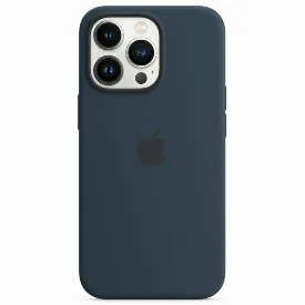 Чехол Apple iPhone 13 Pro Silicone Case, Abyss Blue, синий