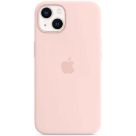 Чехол Apple iPhone 13 Silicone Case, Chalk Pink, розовый