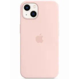 Чехол Apple iPhone 13 Silicone Case, Chalk Pink, розовый