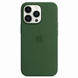 Чехол Apple iPhone 13 Pro Silicone Case, Clover, зеленый