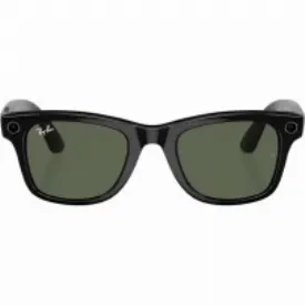 Смарт очки Ray Ban Wayfarer Matte Black/Graphite Green Transitions RW4006 (размер M)
