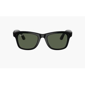 Смарт очки Ray Ban Wayfarer Matte Black/Graphite Green Transitions RW4008,  размер 53(L)