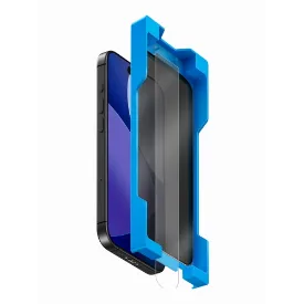 Защитное стекло Uniq для iPhone 17 Pro Max OPTIX EXOFit Privacy AntiDust Filter Black (+PRO applicator)