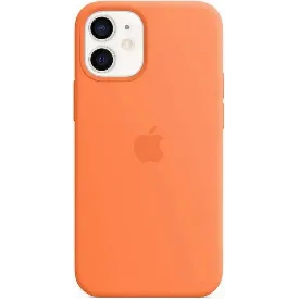 Чехол Apple iPhone 12 mini Silicone Case with MagSafe MHKN3, Kumquat, Оранжевый