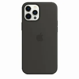 Чехол Apple iPhone 12 Pro Max Silicone Case MHLG3, Black, Черный