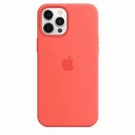 Чехол Apple iPhone 12 Pro Max Silicone Case MHL93, Pink Citrus, Розовый