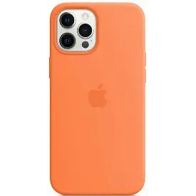 Чехол Apple iPhone 12 Pro Max Silicone Case MHL83, Kumquat, Оранжевый