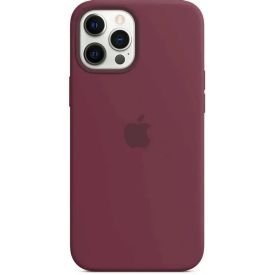Чехол Apple iPhone 12 Pro Max Silicone Case MHLA3, Plum, Сливовый