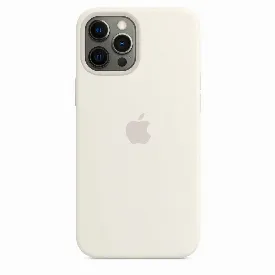 Чехол Apple iPhone 12 Pro Max Silicone Case MHLE3, White, Белый