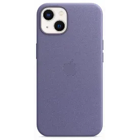 Чехол Apple iPhone 13 Leather MM163, Wisteria, Фиолетовый