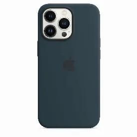 Чехол Apple iPhone 13 Pro Silicone Case with MagSafe MM2J3, Abyss Blue, Синий