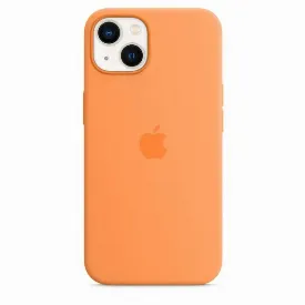 Чехол Apple iPhone 13 Silicone Case with MagSafe MM243, Marigold, Оранжевый