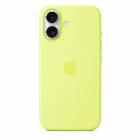 Чехол для Apple iPhone 17 Silicone Case MGEV4, Neon Yellow, Желтый неон