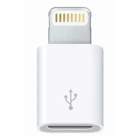 Адаптер питания Apple Lightning to Micro USB Adapterx, MD820, белый