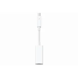 Адаптер питания Apple Thunderbolt to Gigabit Ethernet Adapter, MD463, белый