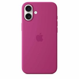 Чехол Apple iPhone 16 Plus Silicone Case MYYE3, Fuchsia, Фуксия