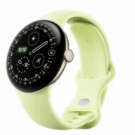 Смарт-часы Google Pixel Watch 4 41mm WiFi, Champagne Gold/ Lemongrass, Золотистый/желтый