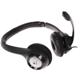 Наушники проводные Logitech H390, черный