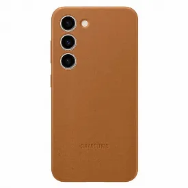 Чехол Samsung Galaxy S23 Plus Leather Case, Brown, Коричневый