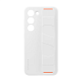 Чехол Samsung Galaxy S23 Plus Silicone Grip Case, White, Белый