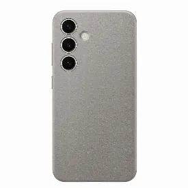 Чехол Samsung Galaxy S24 Vegan Leather Case, Grey, Серый