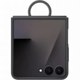 Чехол Samsung Galaxy Z Flip 7 Silicone Case Ring, Black, Черный