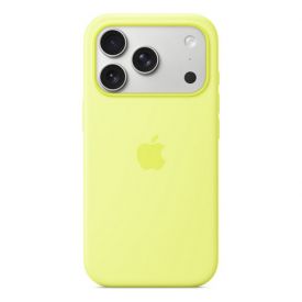 Чехол Apple iPhone 17 Pro Silicone Case (MGFF4), Neon Yellow, желтый неон