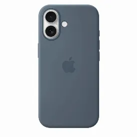 Чехол Apple iPhone 17 Silicone Case (MGEW4), Anchor Blue, синий