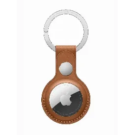 Брелок для Apple AirTag Leather Key Ring (MX4M2), Saddle Brown