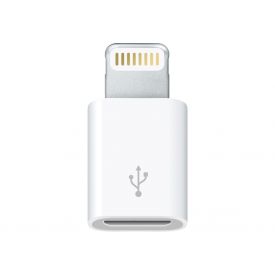 Адаптер Apple Lightning to Micro USB Adapter (MD820), белый