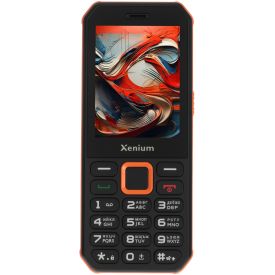 Сотовый телефон Philips Xenium X300, Black/Orange, черный/оранжевый