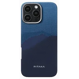 Чехол 16 Pro Pitaka StarPeak Tactile Woven Case, Over The Horizon, синий