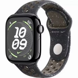 Умные часы Apple Watch Series 10 42 мм, M/L 140-245 мм, Aluminium Jet Black Case with Midnight Sky Nike Sport Band