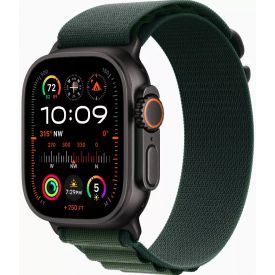 Часы Apple Watch Ultra 2 2024 49 мм, M, Titanium Case with Black Olive Alpine Loop