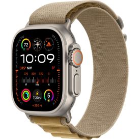 Часы Apple Watch Ultra 2 2024 49 мм, L, Titanium Case with Natural Indigo Alpine Loop