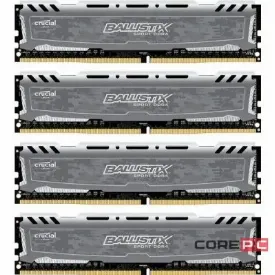 Оперативная память Crucial, 16 Гб, 4 шт. (BLS4K16G4D26BFSE)